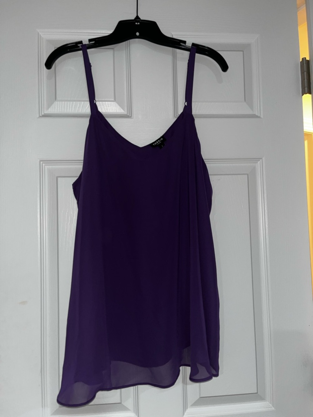 Torrid Women’s Purple Sophie Chiffon Cami Tank